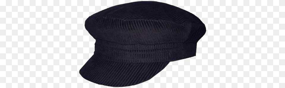 Black Corduroy Breton Cap Baseball Cap, Baseball Cap, Clothing, Hat Png Image