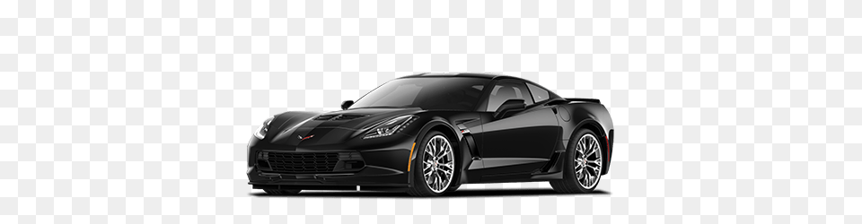 Black Corvette, Car, Vehicle, Coupe, Transportation Free Png