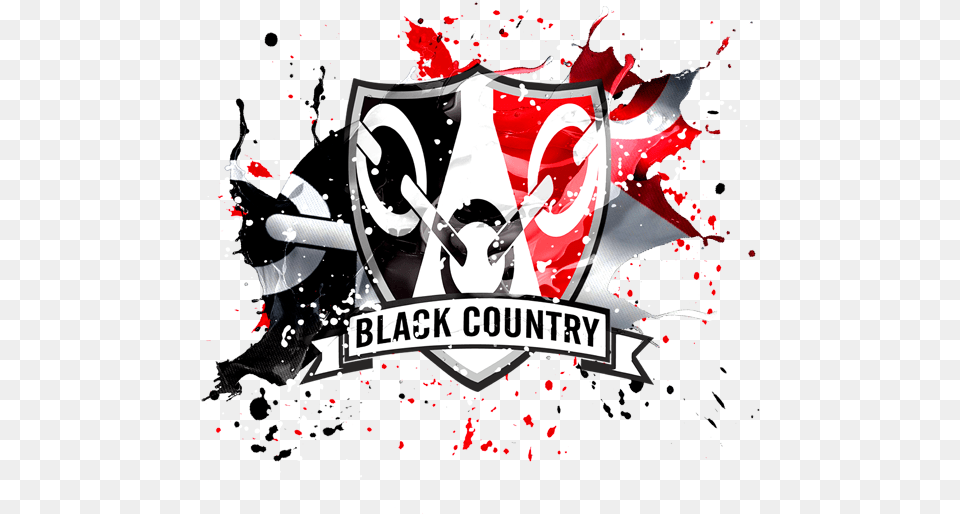 Black Country Splash T Shirt Graphic Design, Logo, Advertisement Free Transparent Png