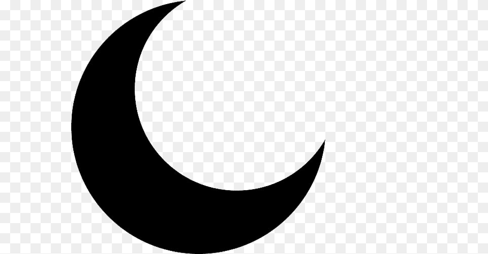 Black Crescent Moon Download Crescent, Astronomy, Nature, Night, Outdoors Png