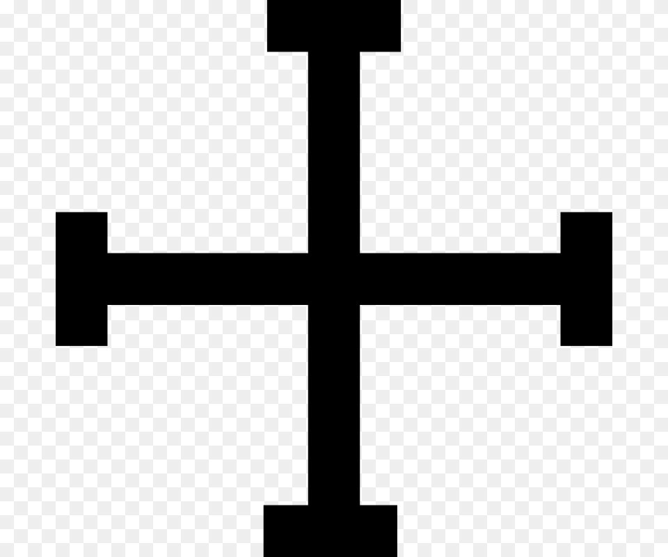 Black Cross Clip Art, Gray Png