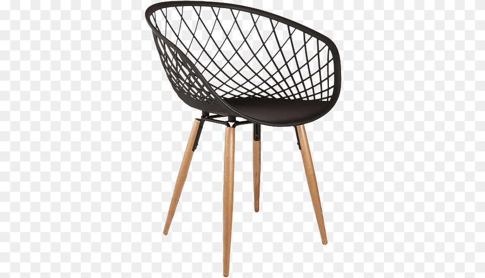 Black Crosshatch Dining Chair Sidera Like Chair, Furniture, Plywood, Wood Free Png