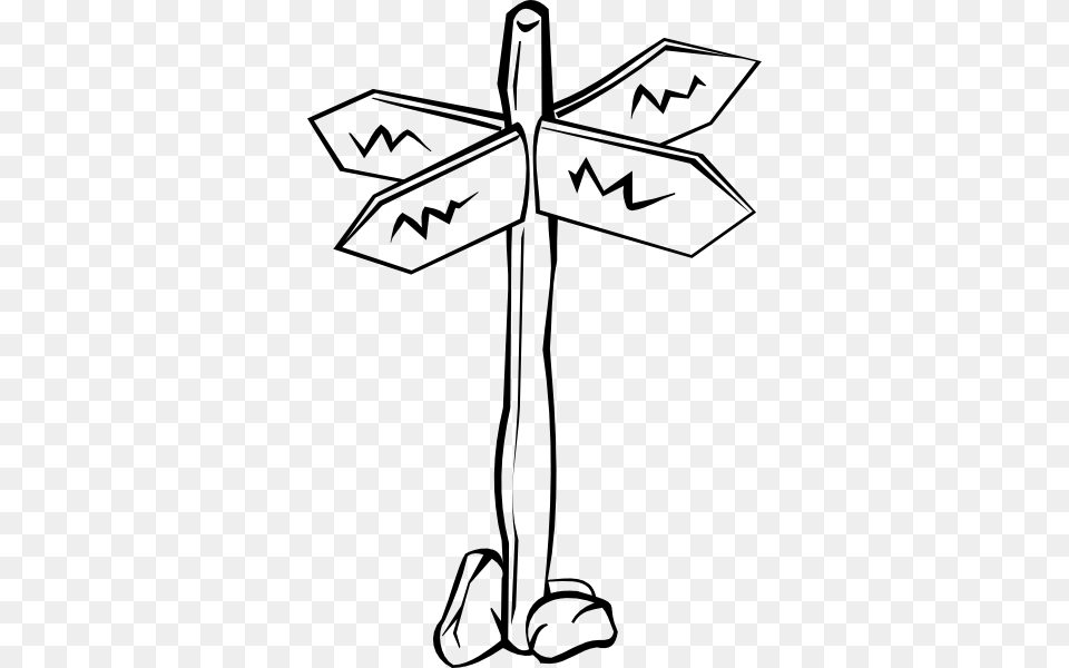 Black Crossroads Clip Art, Cross, Symbol Free Png Download