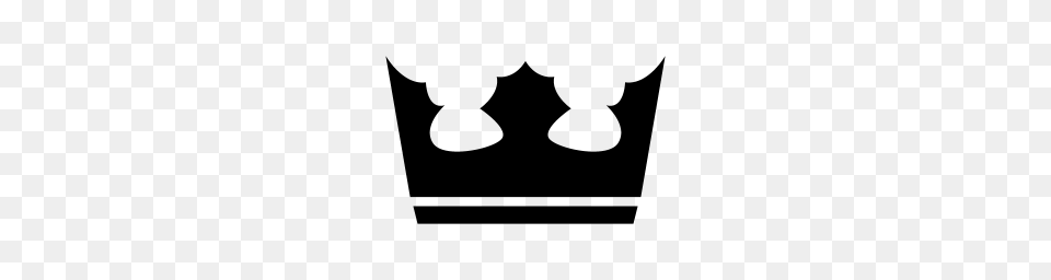 Black Crown Icon, Gray Free Transparent Png