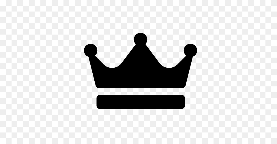 Black Crown Icon Gray Free Png Download