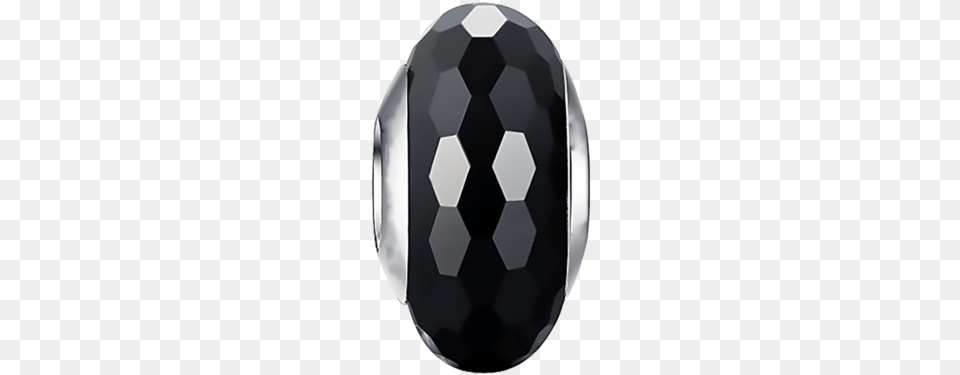 Black Crystal Murano Glass Bead Bead, Accessories, Ball, Football, Soccer Free Png