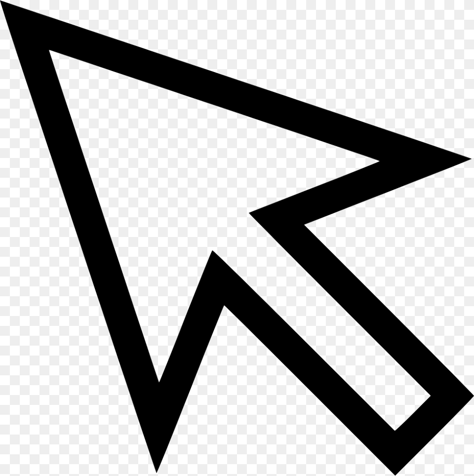 Black Cursor Computer Pointer, Symbol, Star Symbol Png Image