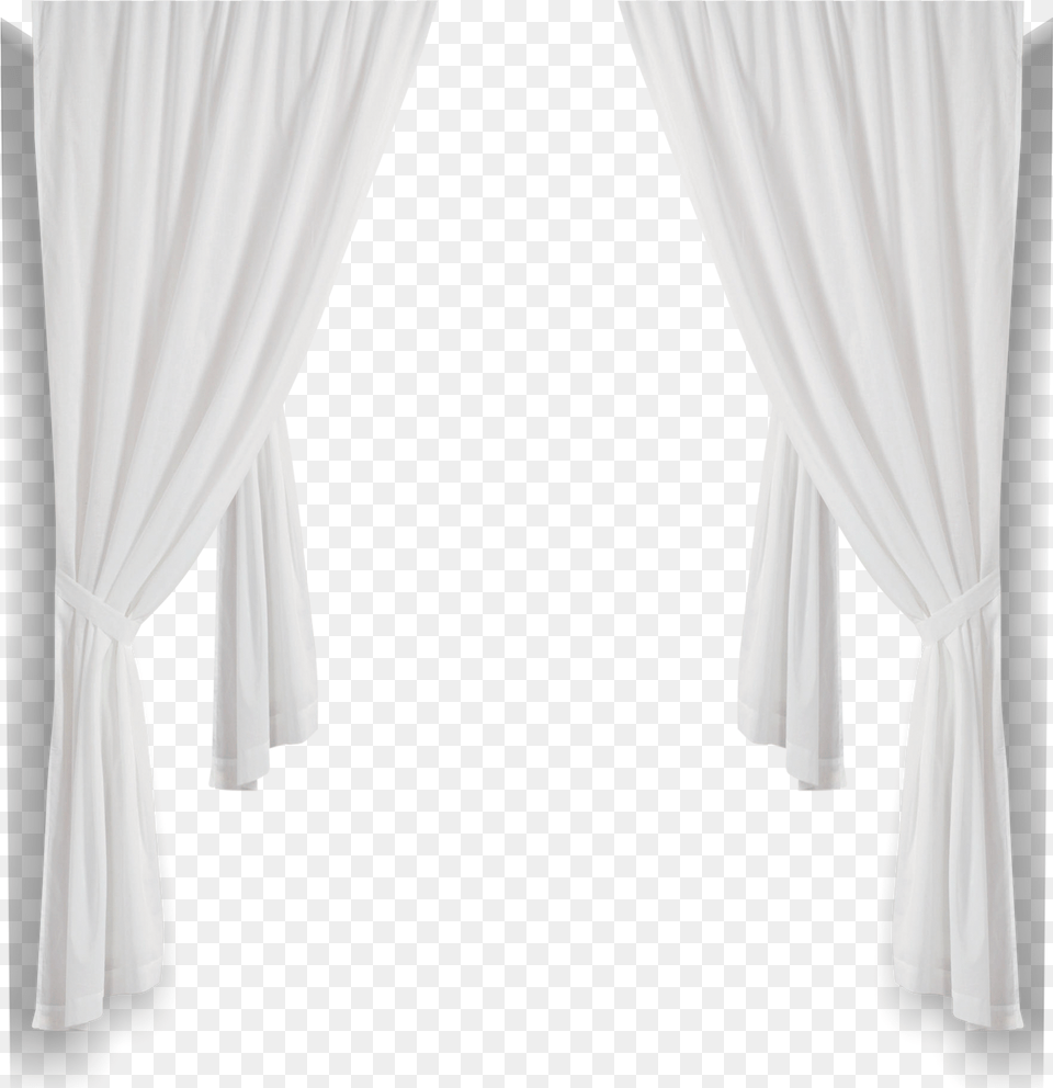 Black Curtains Window Covering, Curtain Free Png Download