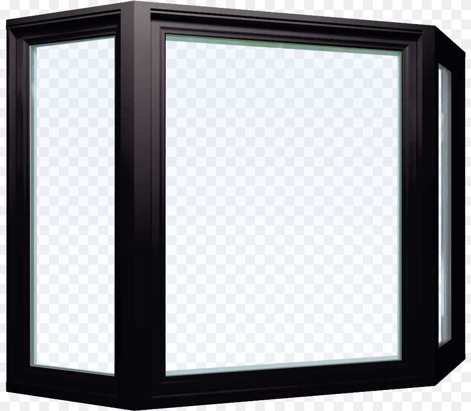 Black Custom Black Color Vinyl Replacement Bay Window Bay Window In Black, Door, Computer Hardware, Electronics, Hardware Png Image