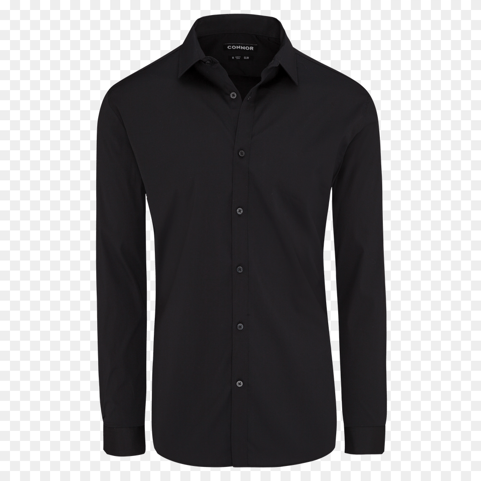 Black Cyrus Slim Dress Shirt Png