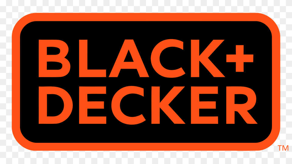 Black Decker Logo Orange Black, First Aid, Text Png