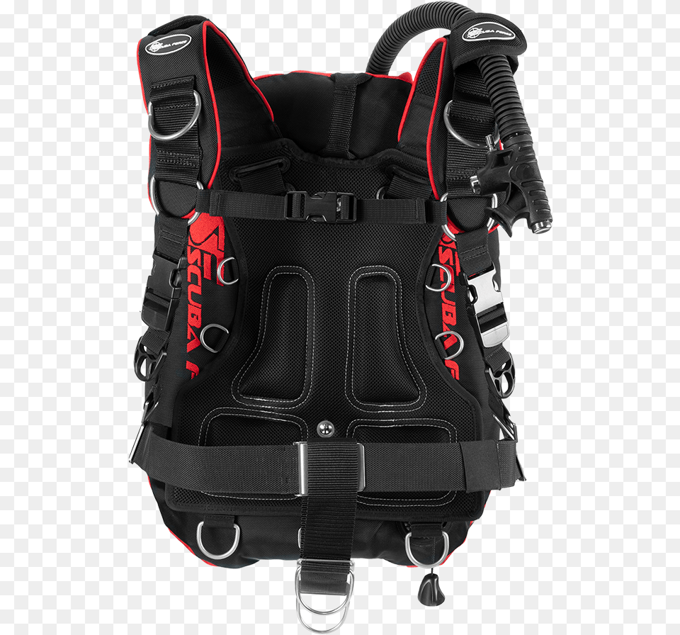 Black Devil Wings Scubaforce, Bag, Clothing, Vest, Lifejacket Free Png