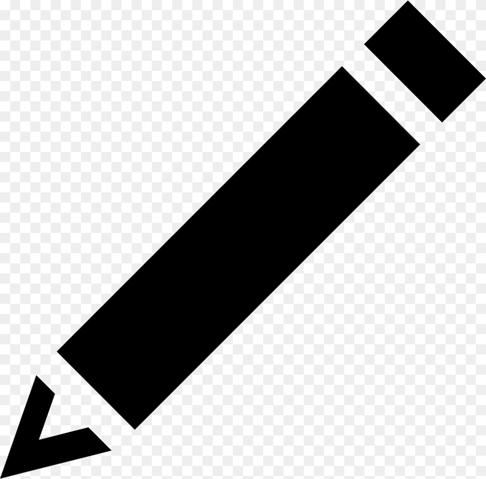 Black Diagonal Pencil Png Image