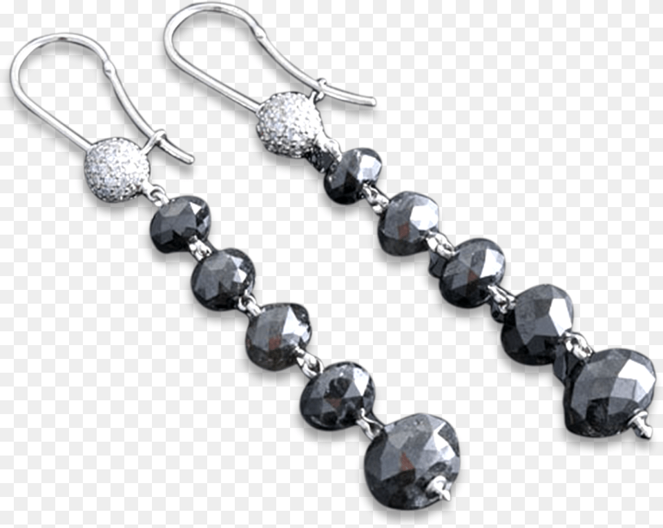 Black Diamond Dangle Earrings Earrings, Accessories, Earring, Jewelry, Gemstone Free Transparent Png
