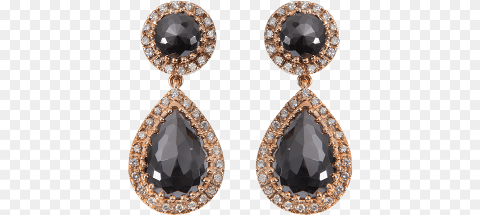 Black Diamond Earring Earrings, Accessories, Jewelry, Gemstone, Crystal Free Png Download