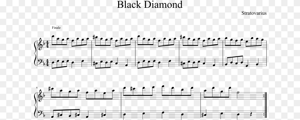 Black Diamond Stratovarius Sheet, Gray Free Transparent Png