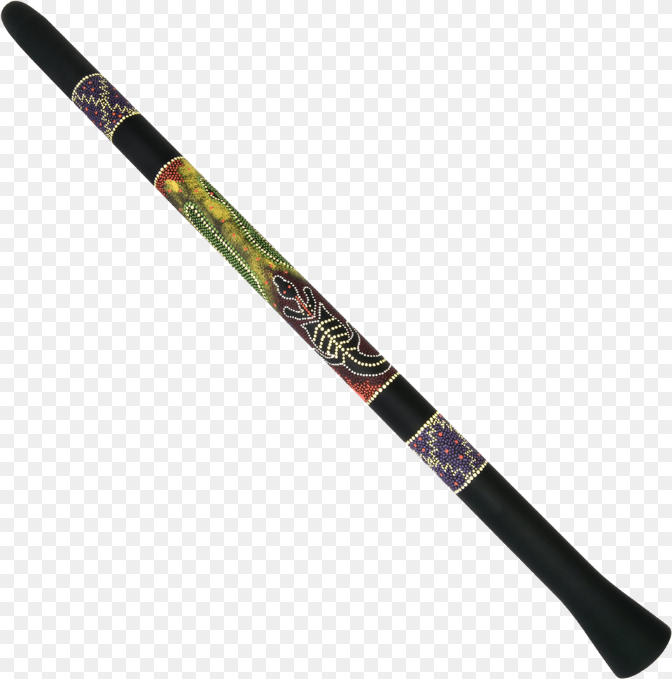Black Didgeridoo With Patterns Image Vapor Flylite Griptac Stick Senior, Blade, Dagger, Knife, Weapon Png