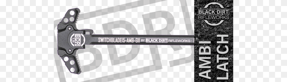 Black Dirt Rifleworks Switchblade Gii Ambi Ar15 Charging Armalite Ar, Electronics, Hardware, Device, Gun Free Png