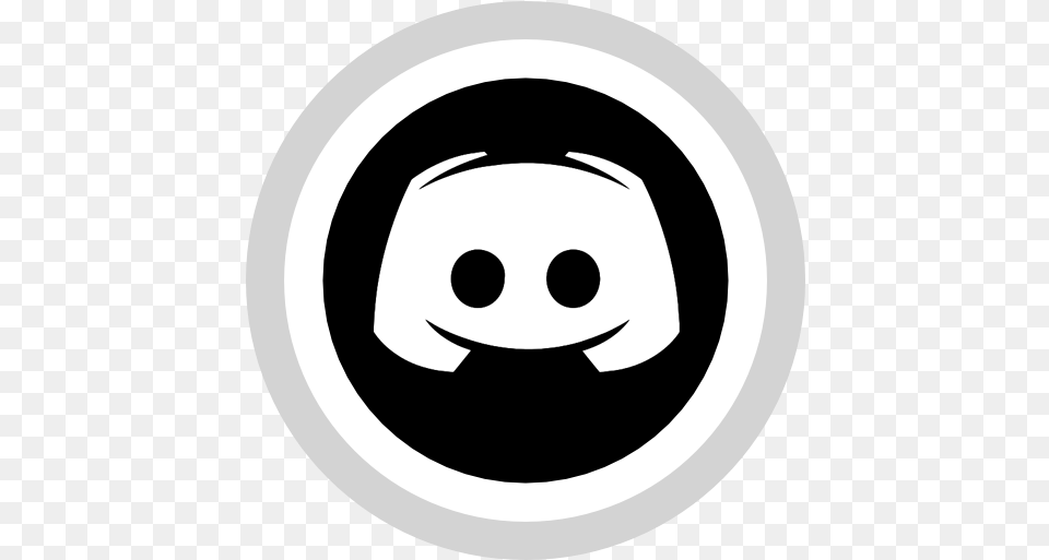 Black Discord Icon Icons Library Discord Icon Black Circle, Disk, Photography Free Png