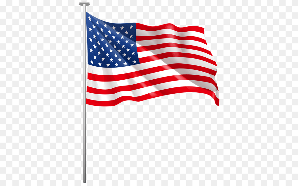 Black Distressed American Flag Clip Art, American Flag Png Image