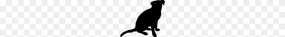 Black Dog Clipart Silhouette Clip Art, Gray Png