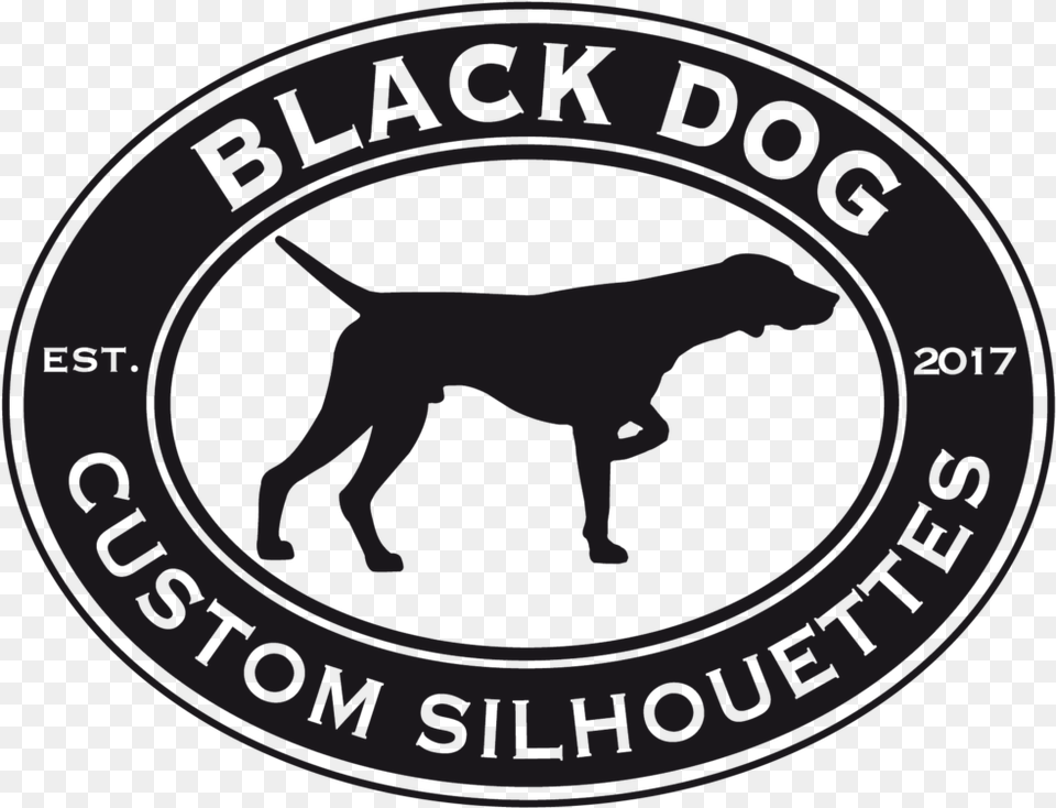Black Dog Custom Silhouettes Gun Dog, Logo, Emblem, Symbol, Animal Free Png