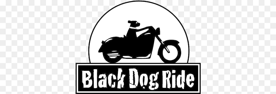Black Dog Ride 2018, Stencil, Vehicle, Transportation, Motorcycle Free Transparent Png