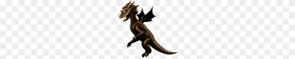 Black Dragon, Animal, Dinosaur, Reptile Png Image