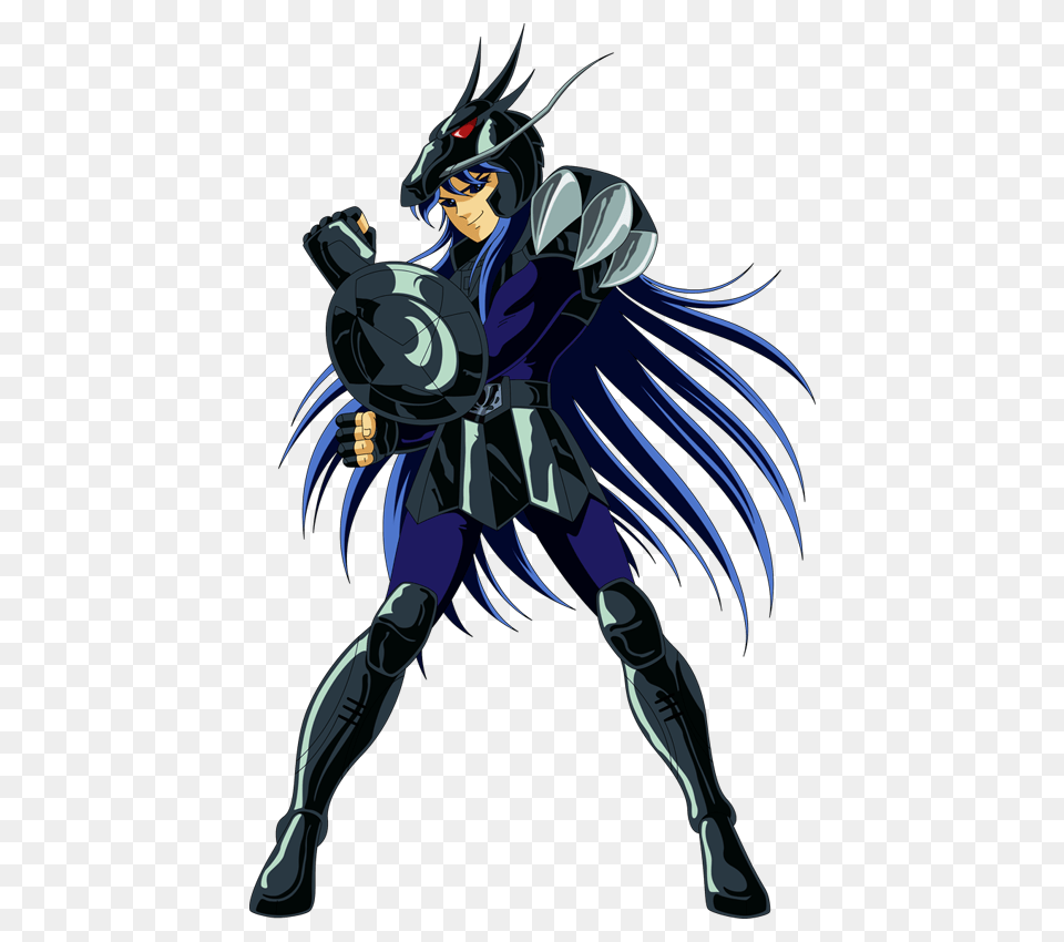 Black Dragon From Saint Seiya, Book, Comics, Publication, Adult Png Image