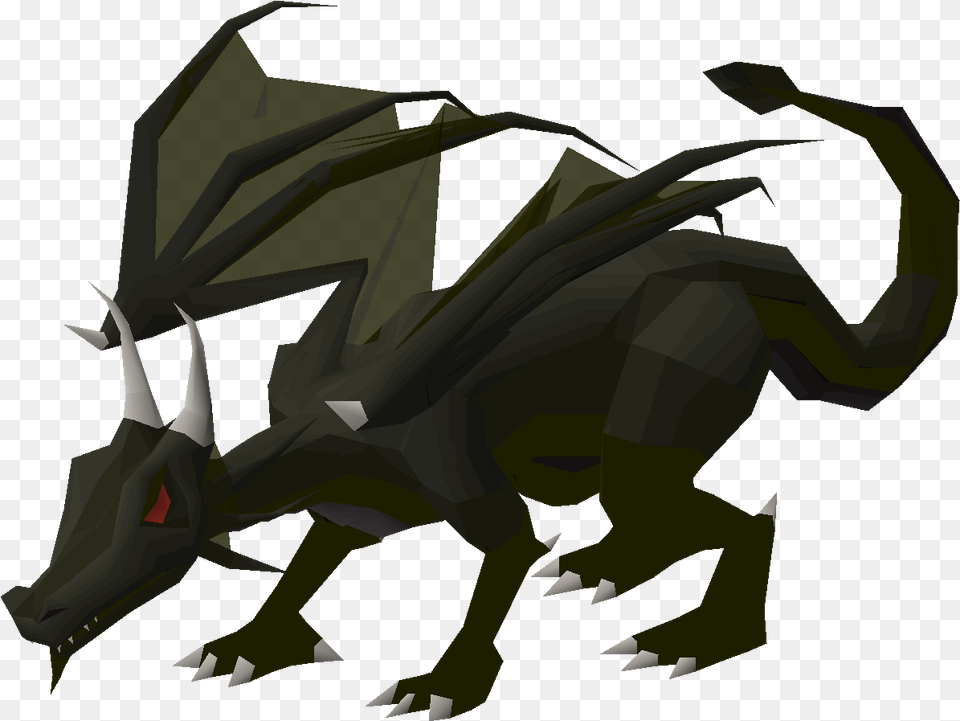 Black Dragon Green Dragon Osrs, Person, Animal, Mammal, Wildlife Png Image