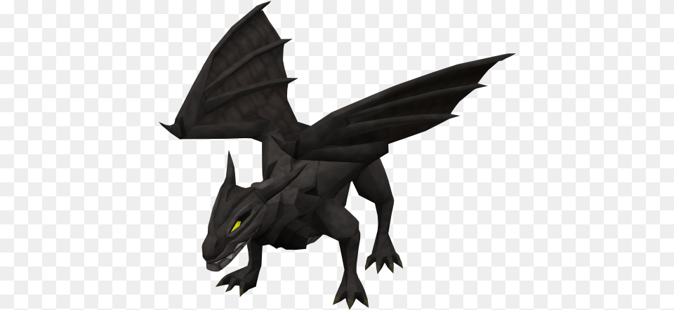 Black Dragon The Runescape Wiki Rs3 Black Dragon, Accessories, Ornament, Art, Person Png Image