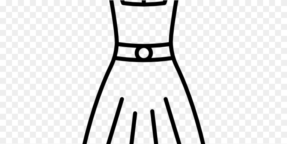 Black Dress Clipart Icon Gray Free Transparent Png