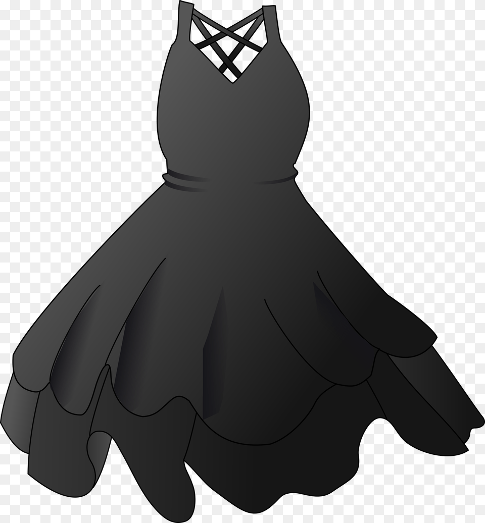 Black Dress Icons, Clothing, Fashion, Formal Wear, Gown Png Image