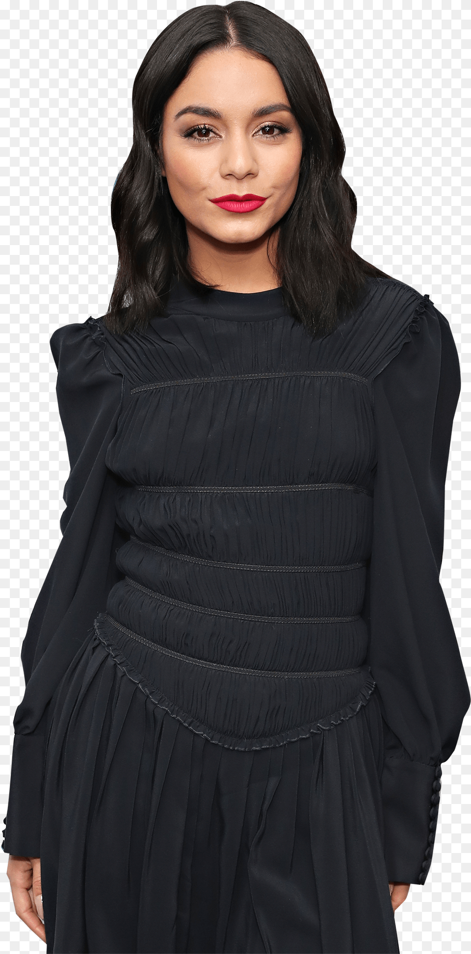 Black Dresscocktail Weart Shirt Vanessa Hudgens Beauty Shoot, Adult, Person, Female, Dress Free Png Download