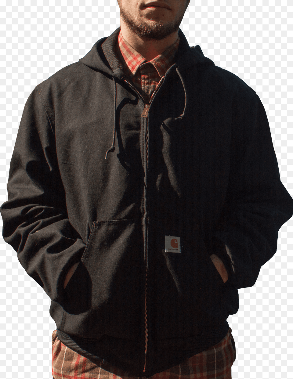 Black Duck Jacket Zipper, Clothing, Coat, Fleece, Hoodie Free Transparent Png