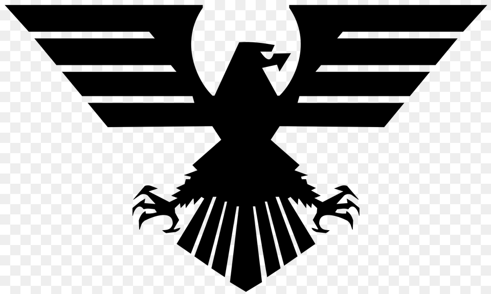 Black Eagle Clipart, Emblem, Symbol, Stencil, Logo Png Image