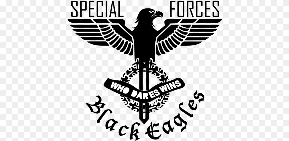 Black Eagles Logo American Eagle Head White Supremacist Eagle Tattoo, Symbol, Smoke Pipe, Sword, Weapon Png Image