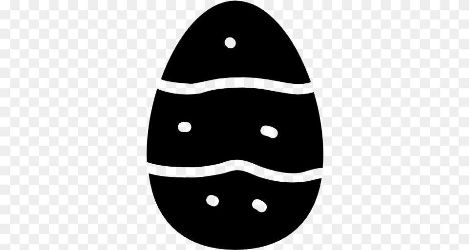 Black Easter Egg Transparent Picture Cartoon, Food, Easter Egg, Disk Png