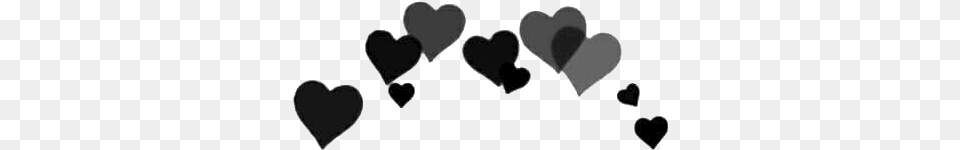 Black Edit And Hearts Image Black Heart Crown Png