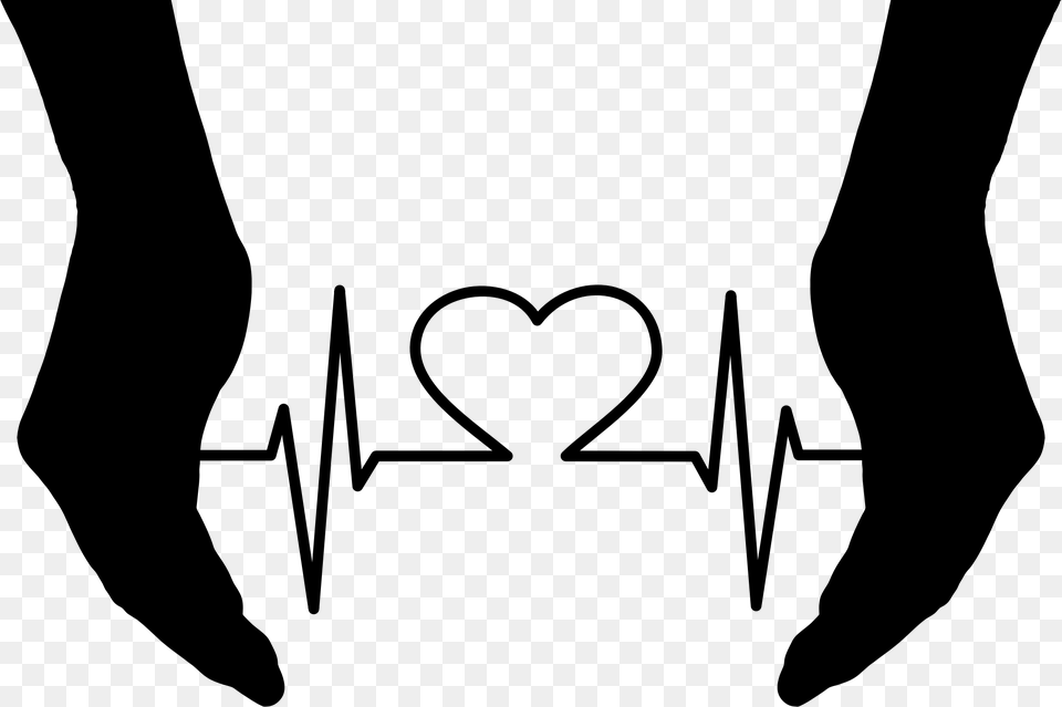 Black Ekg Clip Art Clipart Collection, Gray Free Png Download