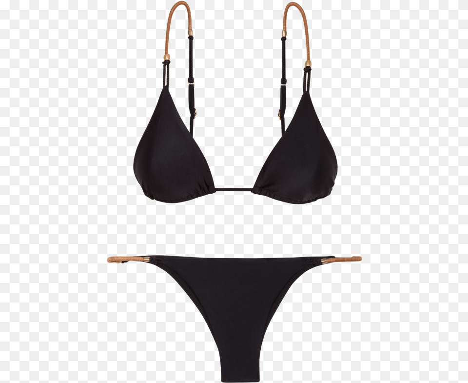Black Elis Tri Parallel Bikini Bikini, Clothing, Swimwear, Lingerie, Underwear Png
