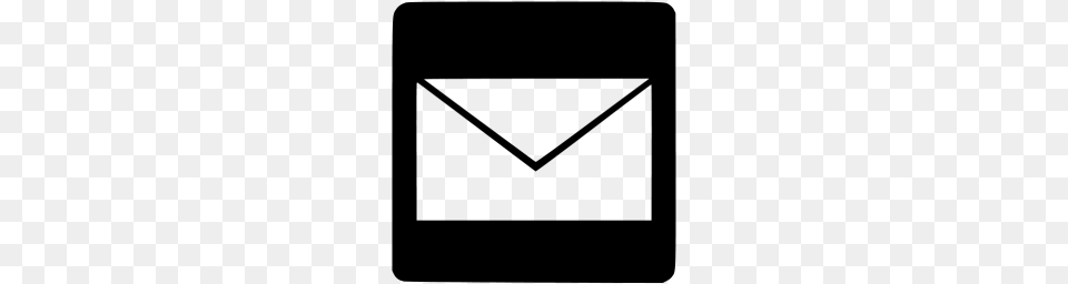 Black Email Icon, Gray Free Png Download