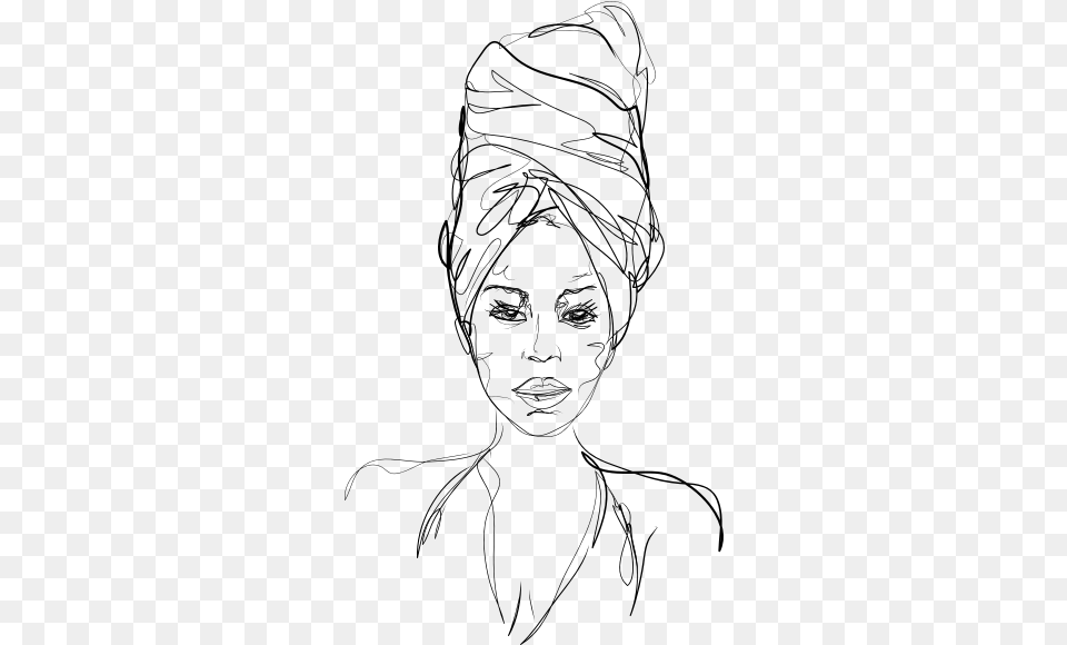 Black Erykah Badu Art, Gray Png Image