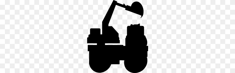 Black Excavator Clip Art, Gray Free Transparent Png