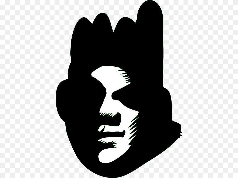 Black Face Graffiti, Stencil, Silhouette, Head, Person Free Transparent Png