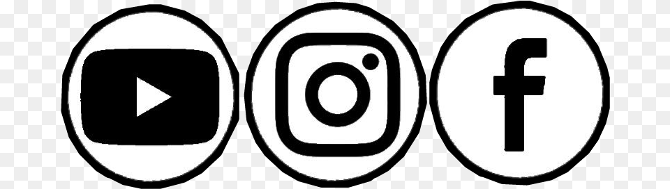 Black Facebook Instagram Youtube Logo Transparent Instagram Facebook Youtube Logo, Symbol, Cross Free Png Download
