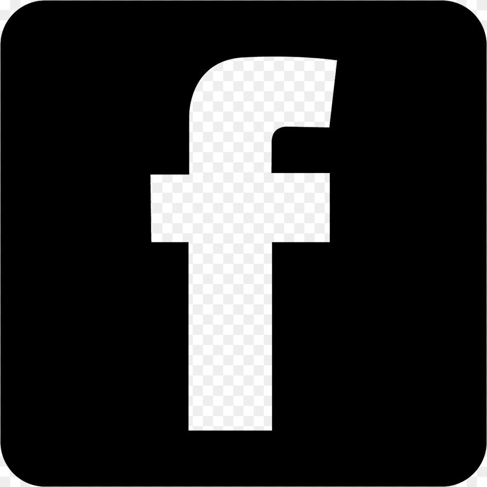 Black Facebook Logo Vector, Gray Png