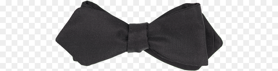 Black Faille Diamond Point Bow Tie Plaid, Accessories, Bow Tie, Formal Wear, Clothing Png Image