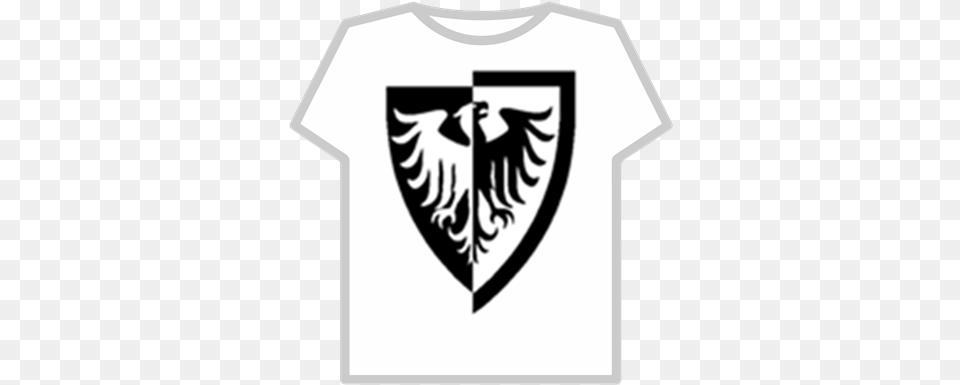 Black Falcon Crest Transparent Roblox Unisex, Clothing, T-shirt, Emblem, Symbol Free Png