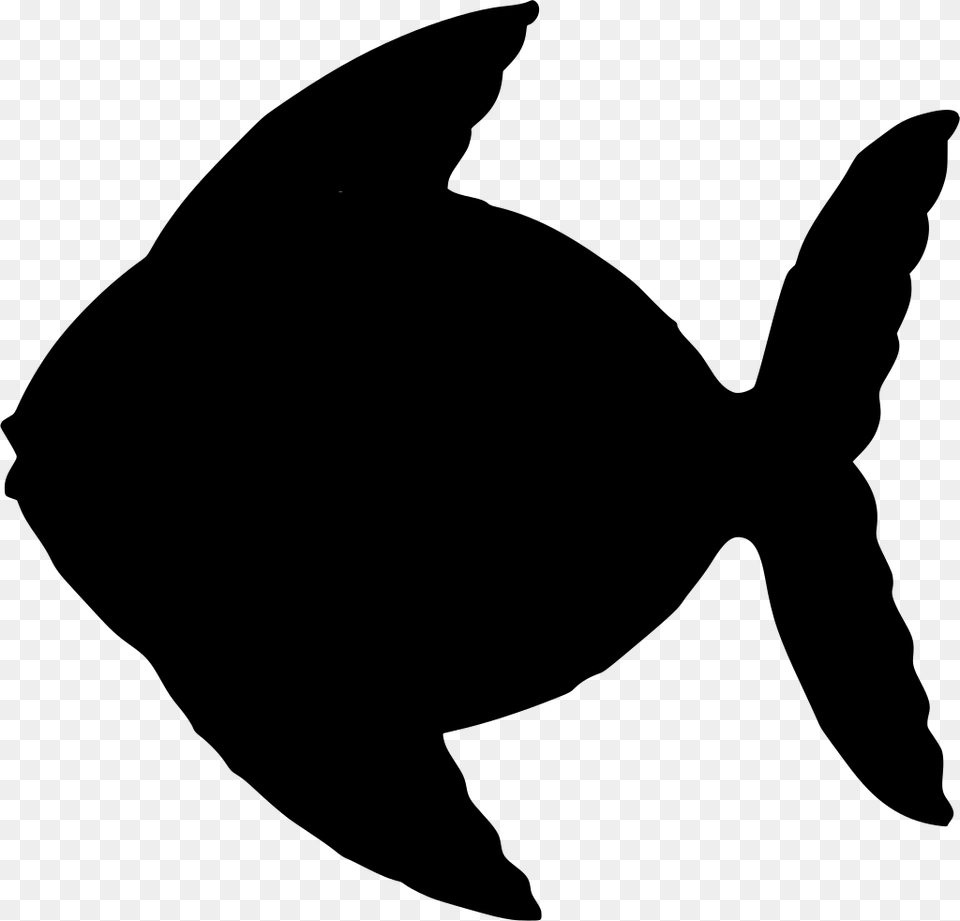 Black Fat Fish, Gray Png